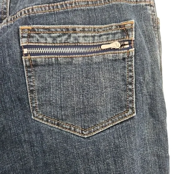 St John Sport Jeans Straight Leg Stretch High Rise‎ Blue Womens 8 - Picture 2 of 6